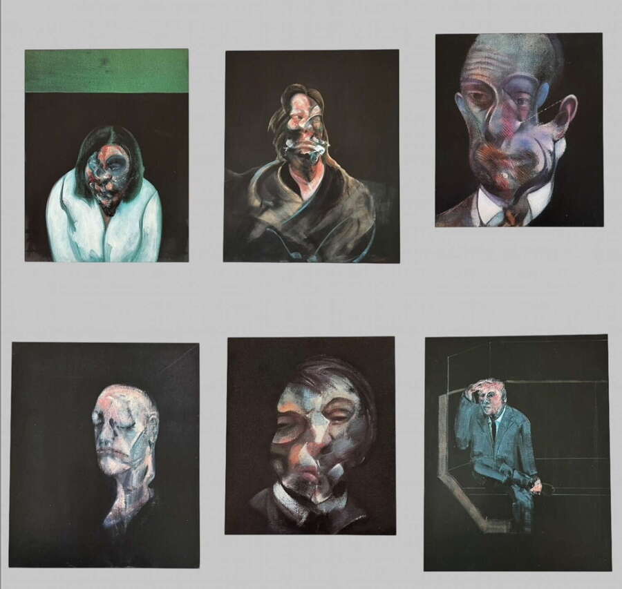 Francis Bacon - Set of Six Prints of People