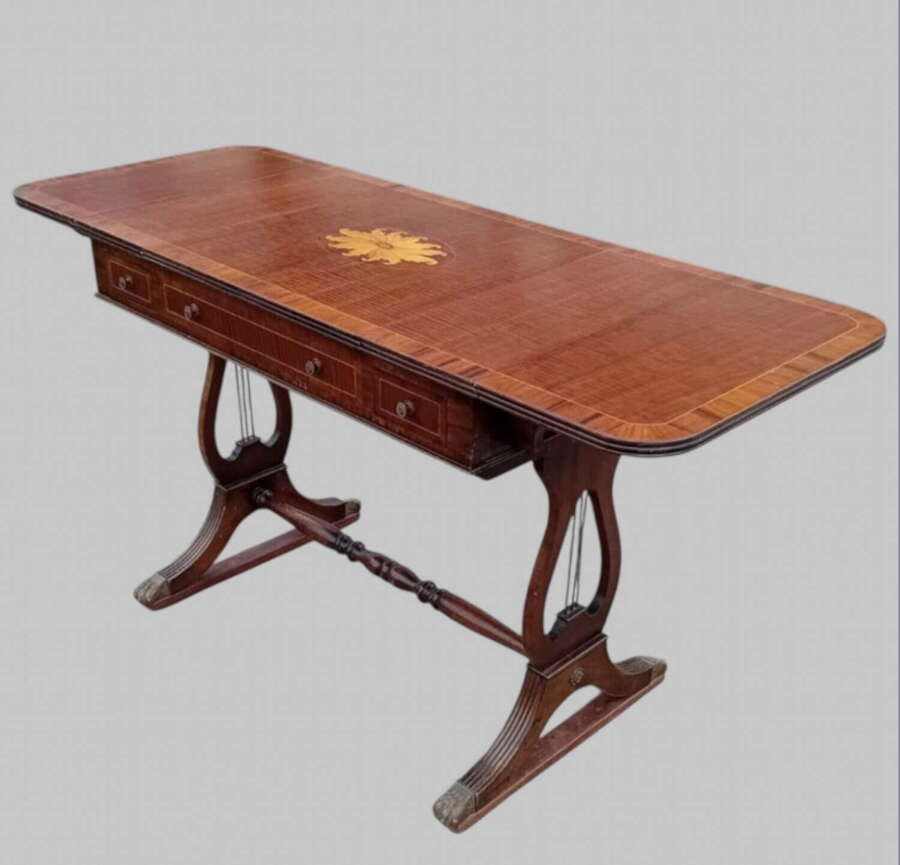 A c1930 Mahogany Games/Sofa Table