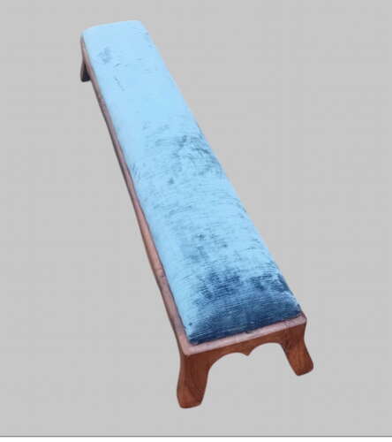 Early 20th Century Solid Walnut Fireside Foot Stool