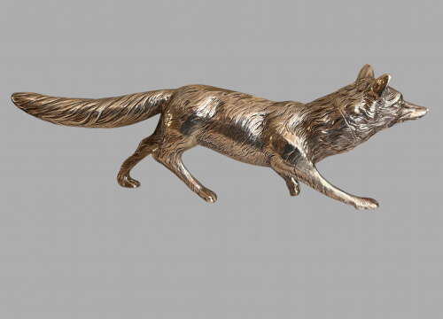 A Fabulous Large Silver Fox c1904