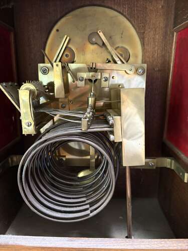 A Wonderfully Carved Bracket Clock by Winterhalder & Hofmeier of Germany