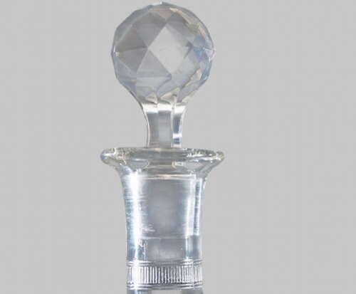 Attributed to Saint Louis “Manon” Crystal Decanter Set with Ten Tumblers