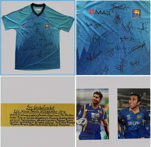 Match-issued Shirt Signed by the 2014 ICC World Twenty Champions 2014