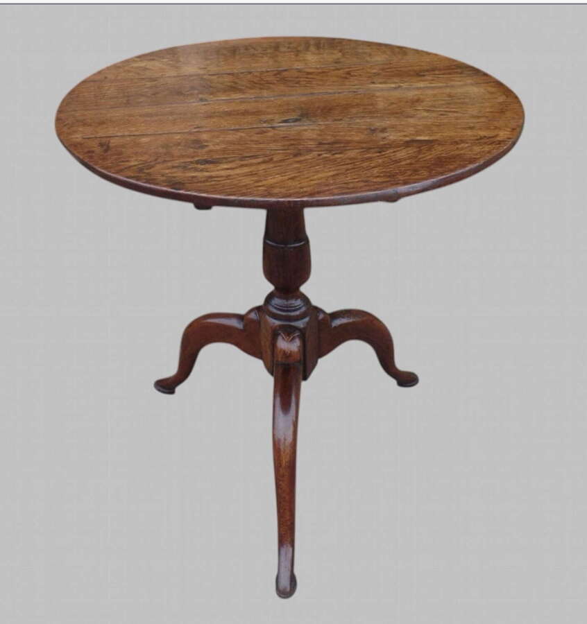 George III Country Oak Tripod Table, c.1770&ndash;85