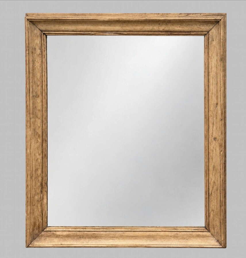 Late 19th / Early 20th Century Maple Framed Mirror