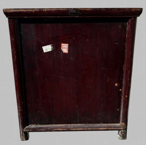A Small Beech Coloured Table Cabinet