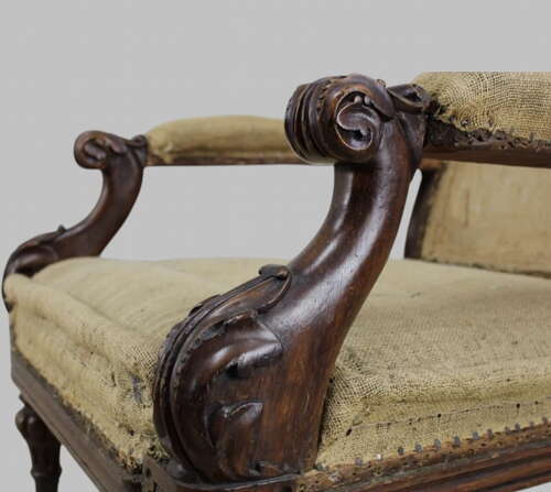 A Fine William IV Carved Oak Armchair, circa 1835